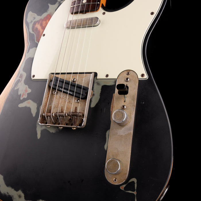 Pre-Owned 2007 Fender Joe Strummer Road Worn Telecaster Black With OHSC