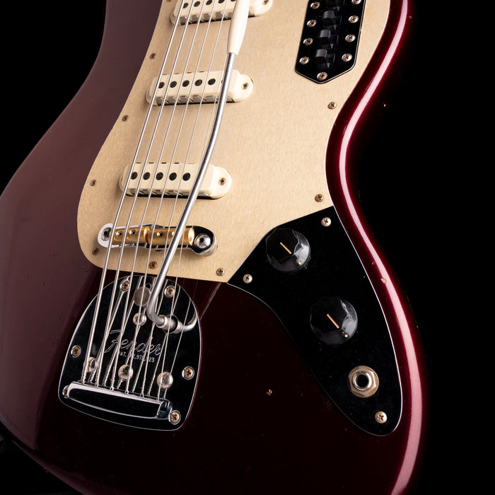 Fender Custom Shop  60's Bass VI Maple Journeyman Relic Oxblood