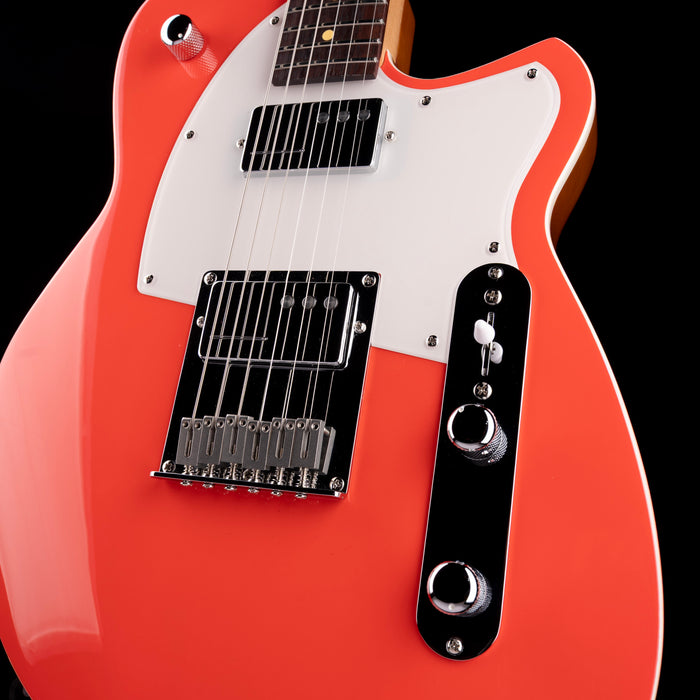Used Reverend Charger Cleancut Feisty Red with Soft Case