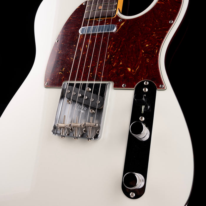 Fender Custom Shop 1962 Custom Telecaster NOS Olympic White with Black Sides