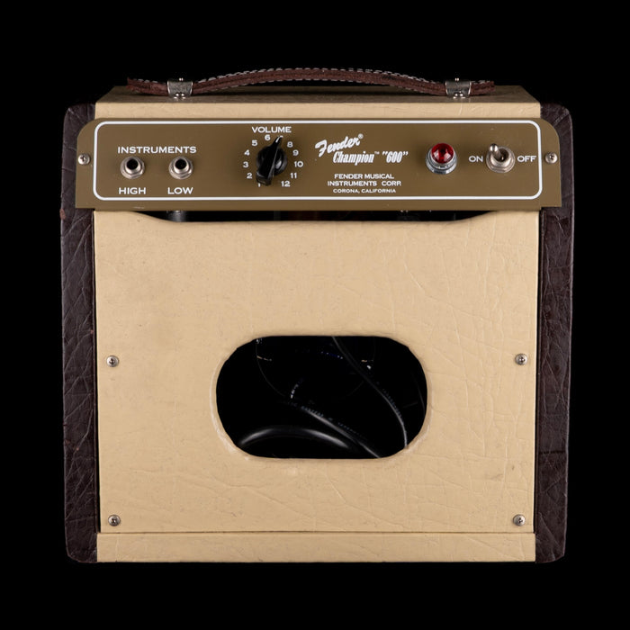 Used Fender Champion 600 5-Watt 1x6" Two-Tone Blonde/Brown Guitar Amp Combo