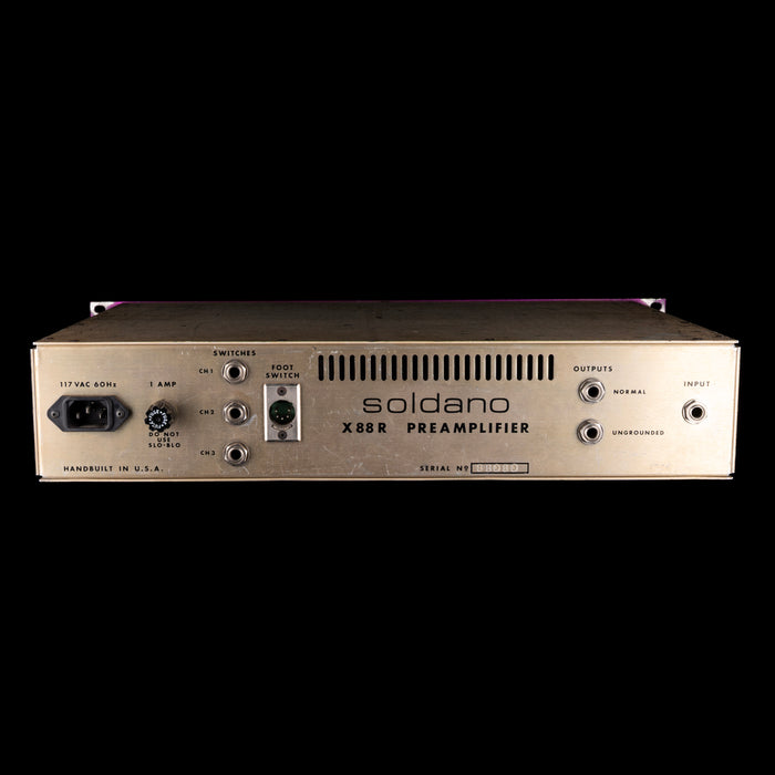 Pre-Owned Soldano X88R Preamp Rack Mount S/N 88080