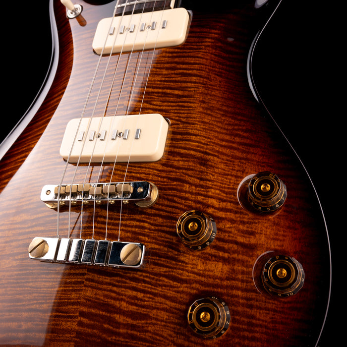 Used 2017 PRS Core McCarty 594 Soapbar Limited 10 Top Black Gold Burst with OHSC