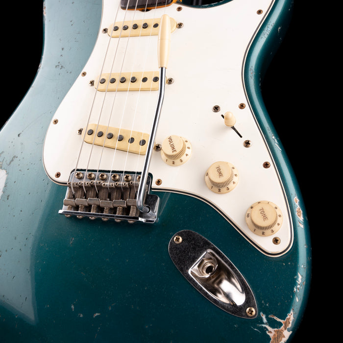 Fender Custom Shop Masterbuilt Jason Smith 1965 Stratocaster Relic Aged Ocean Turquoise With Case