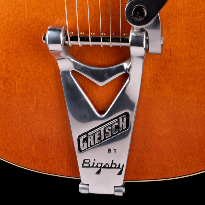 Gretsch G6120T-BSSMK Brian Setzer Signature Nashville Hollow Body '59 "Smoke" Orange with Case