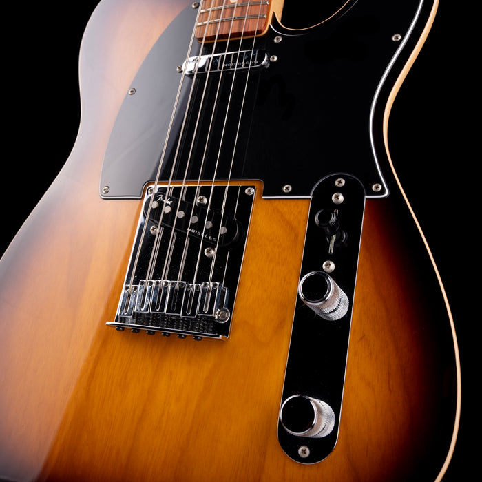Used Fender American Ultra Luxe Telecaster Sub-Sonic Baritone 2-Tone Sunburst with Gig Bag