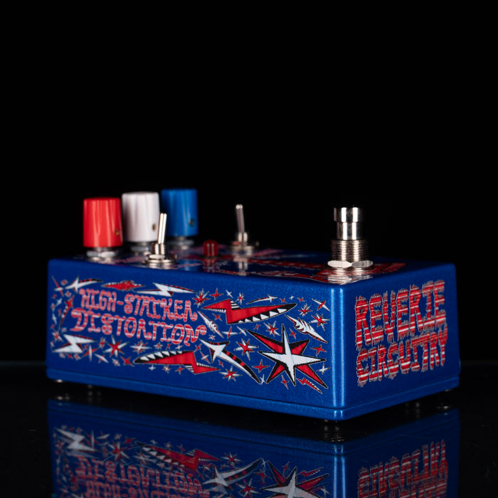 Reverie Circuitry High Striker Distortion 250 Blue Pedal