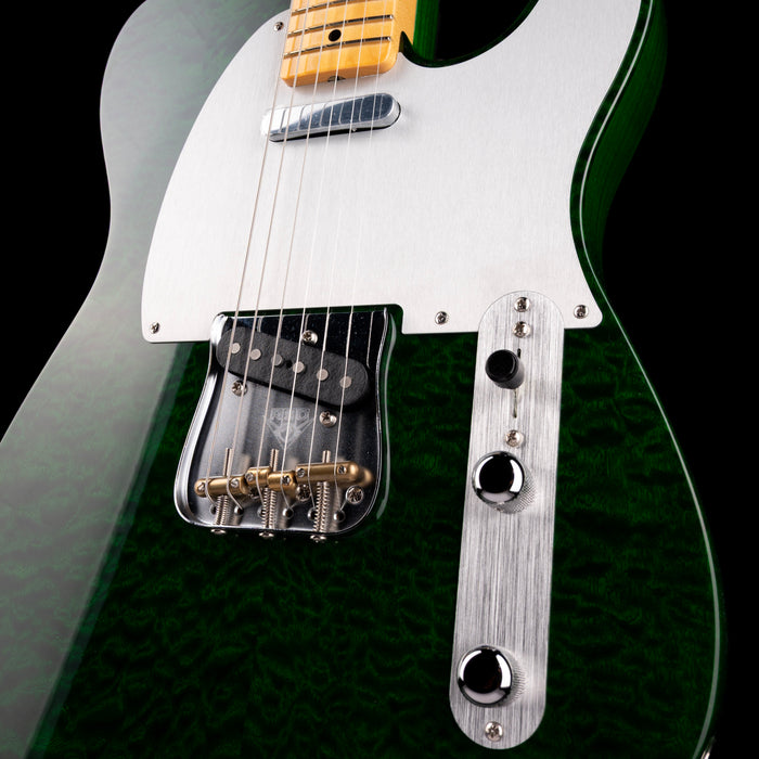 Fender Custom Shop Exotic 1958 Telecaster Quilted Maple NOS Emerald Green Transparent