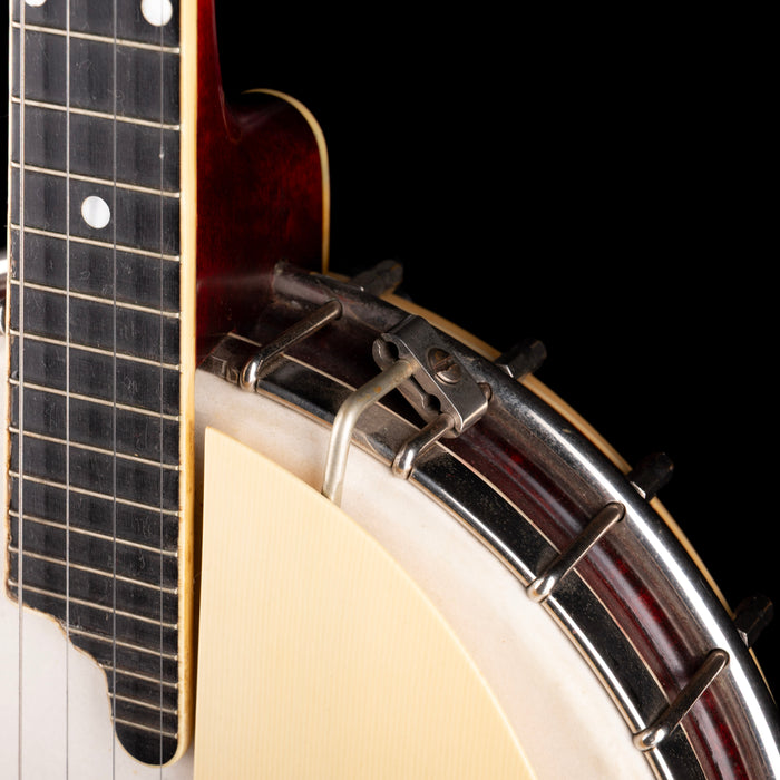 Vintage 1920's Gibson TB-1 Trapdoor Tenor Banjo Sunburst With OHSC