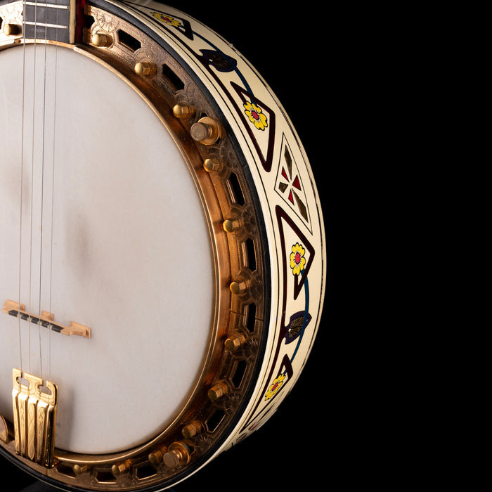 Pre-Owned 1962 Vega Jerry Van Dyke Vegavox Deluxe IV Tenor Banjo Blonde With OHSC