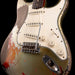 Fender Custom Shop Masterbuilt Dale Wilson 1965 Stratocaster Heavy Relic Firemist Silver Over Chocolate 3-Tone Sunburst