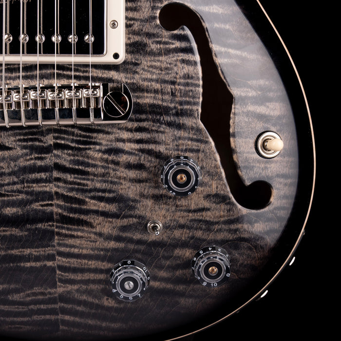 PRS Core Hollowbody II Piezo Charcoal Burst with Case
