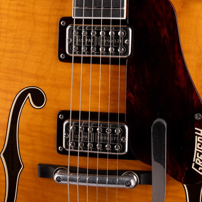 Gretsch Custom Shop Masterbuilt G6120CS 1962 Doublecut Closet Classic Dark Transparent Amber