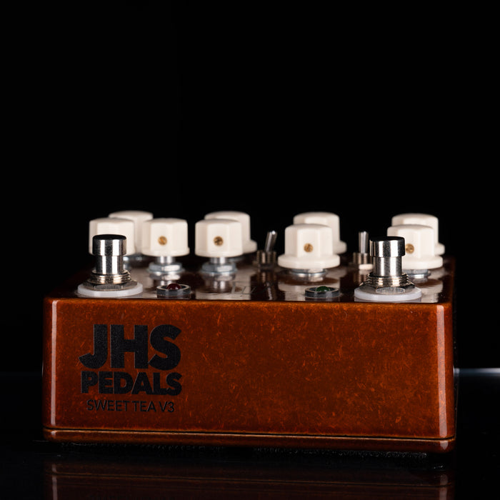 Used JHS Sweet Tea Overdrive/Distortion V3 Guitar Effect Pedal With Box - 3