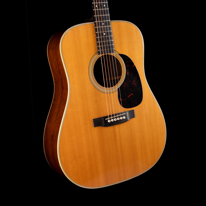 Vintage 1966 Martin D-28 Acoustic Guitar Natural With Calton Hard Case