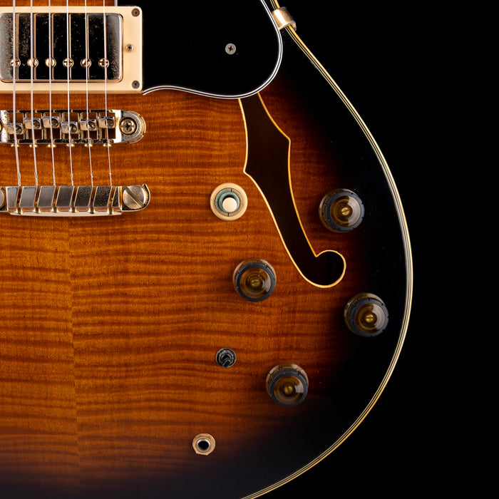 Pre-Owned 1986 Ibanez Artist AS-200 Sunburst with OHSC