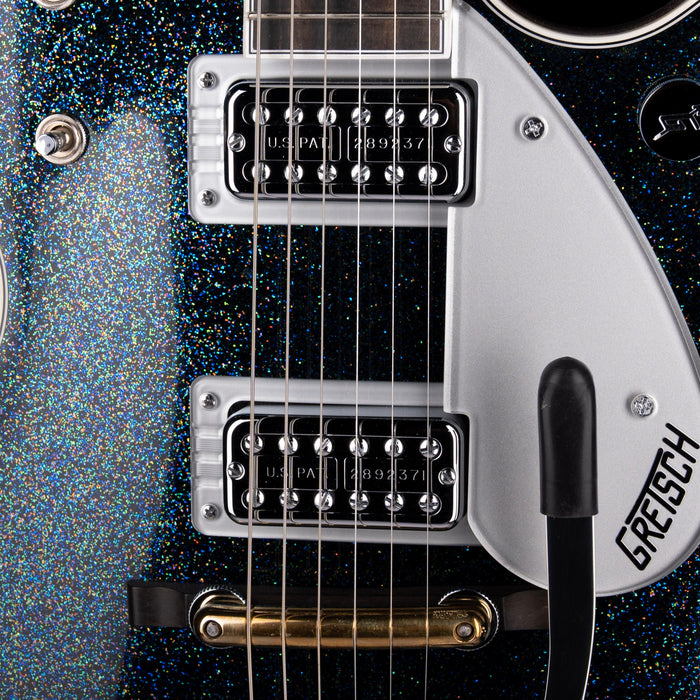 Gretsch Custom Shop Masterbuilt Gonzalo Madrigal G6128CS 1959 Duo Jet NOS Black Holoflake With Case