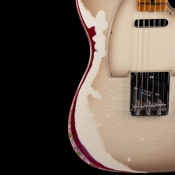 Fender Custom Shop 1967 Telecaster Heavy Relic Antigua Burst over Pink Paisley