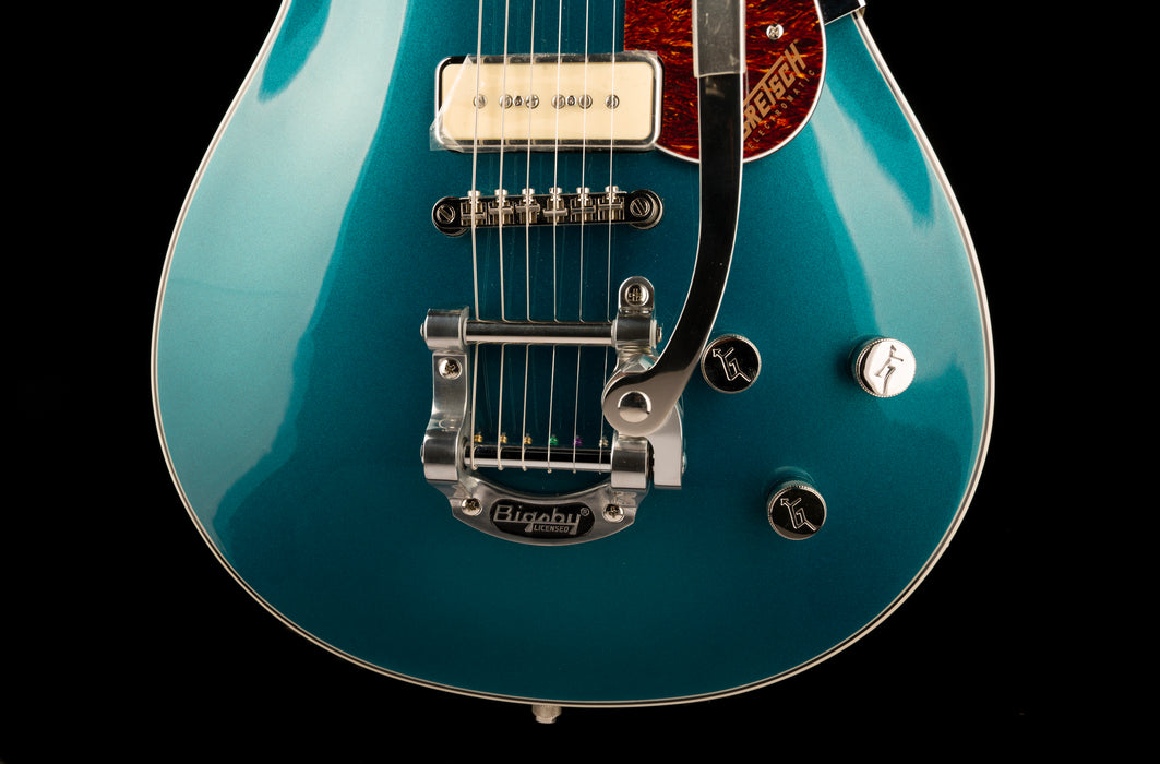 Used Gretsch G5210T-P90 Electromatic Jet Two 90 Single-Cut Petrol With OHSC