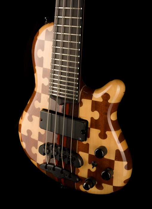 Mayones Cali4 Bass (17.5" Scale) Puzzle Top With Case
