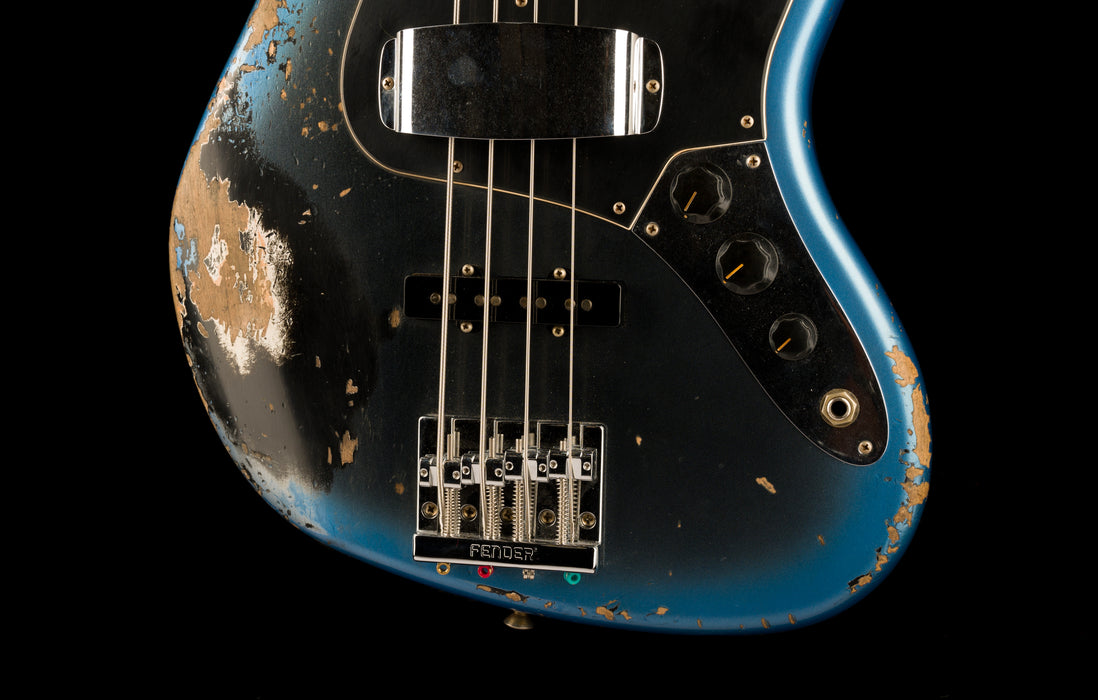 Fender Custom Shop 1963 Jazz Bass Heavy Relic Dark Night Truetone Color Set