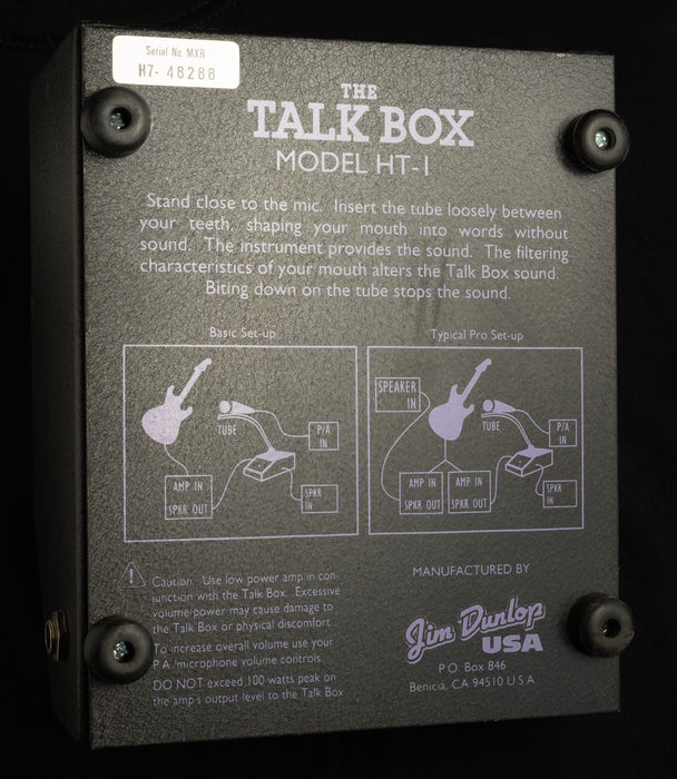 First Talk Box Used Heil Sound The Talk Box Pedal — Truetone Music