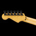 EVH Limited Edition Striped Series Frankenstein Frankie Aged Black with Yellow Stripes Headstock Back 