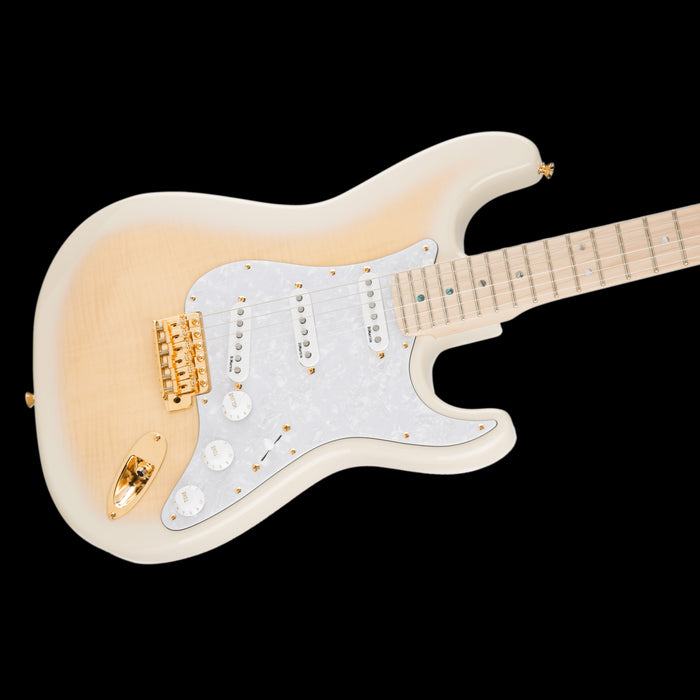 Fender Richie Kotzen Stratocaster Maple Fingerboard Transparent White Burst Contour Body Right