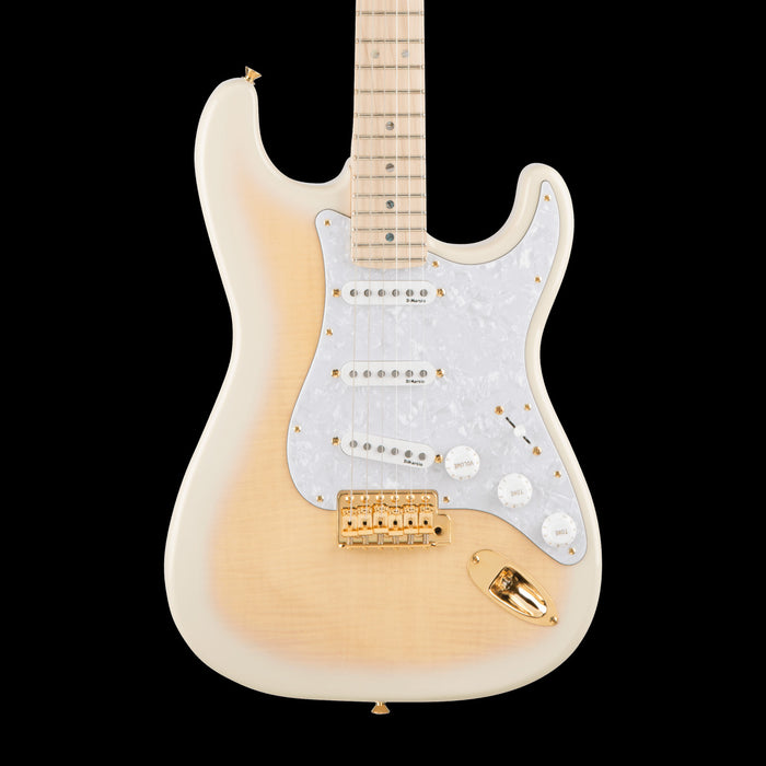 Fender Richie Kotzen Stratocaster Maple Fingerboard Transparent White Burst Front Crop