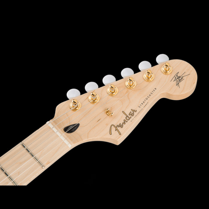 Fender Richie Kotzen Stratocaster Maple Fingerboard Transparent White Burst Headstock 