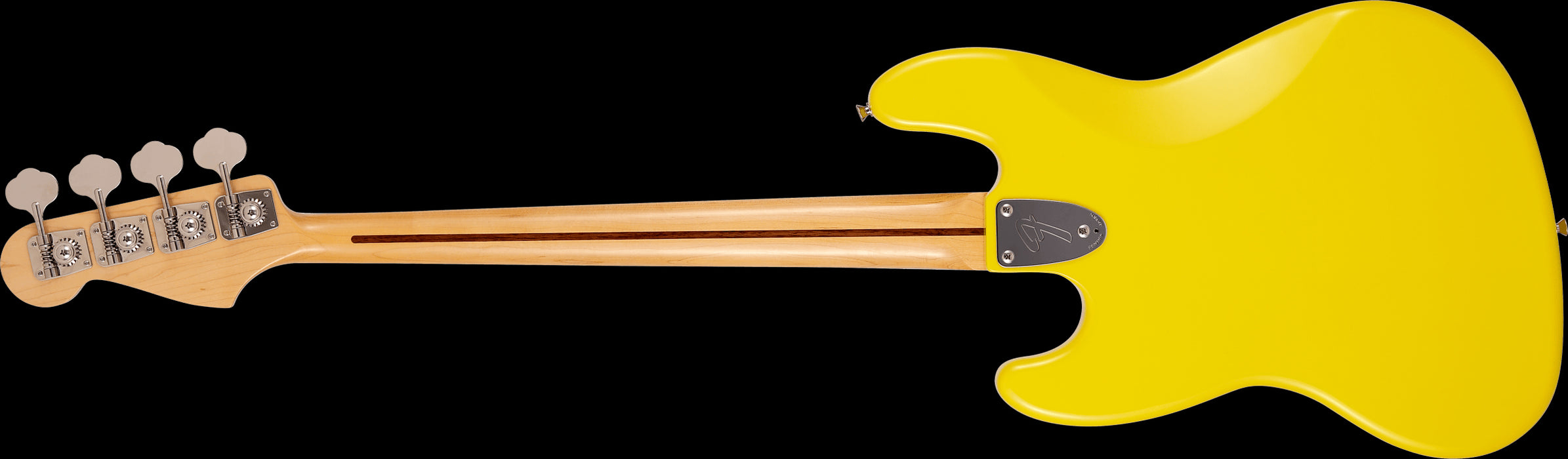 Fender Made in Japan Limited International Color Jazz Bass Maple Fingerboard Monaco Yellow Back