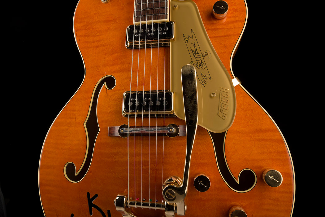 Used Gretsch G6120T-55 Vintage Select '55 Chet Atkins Hollow Body Vintage Orange Stain Lacquer with OHSC