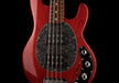 Pre Owned 1984 Ernie Ball Music Man StingRay HH Bass Translucent Red With OHSC