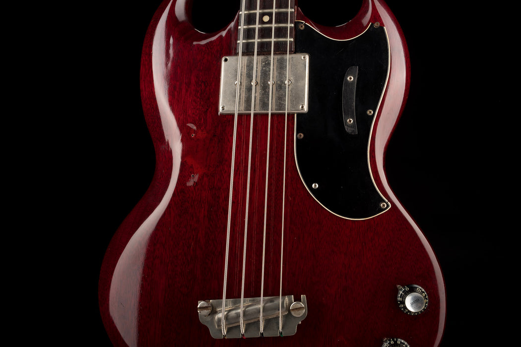 Vintage 1963 Gibson EB-0 Bass Cherry with OHSC