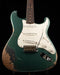 Fender Custom Shop 1962 Stratocaster Heavy Relic Sherwood Green Metallic Over Charcoal Frost Metallic