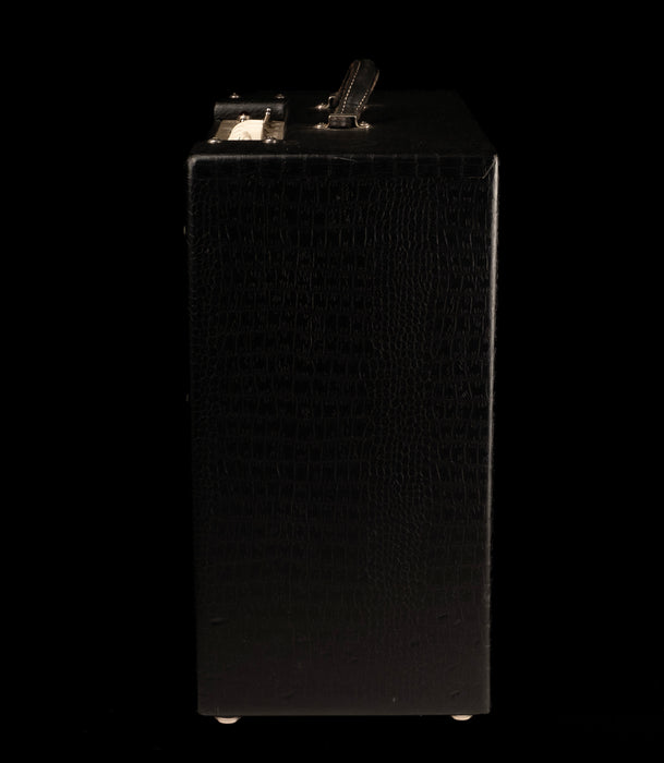 Used Magnatone Varsity Reverb Black Tolex TV Front Guitar Amp Combo With Tuki Cover