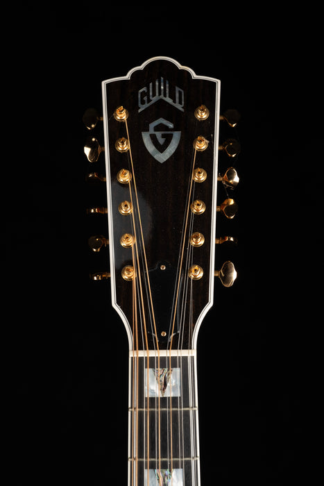Pre Owned 2023 Guild F-512 12-String Acoustic Electric Guitar Antique Sunburst With OHSC