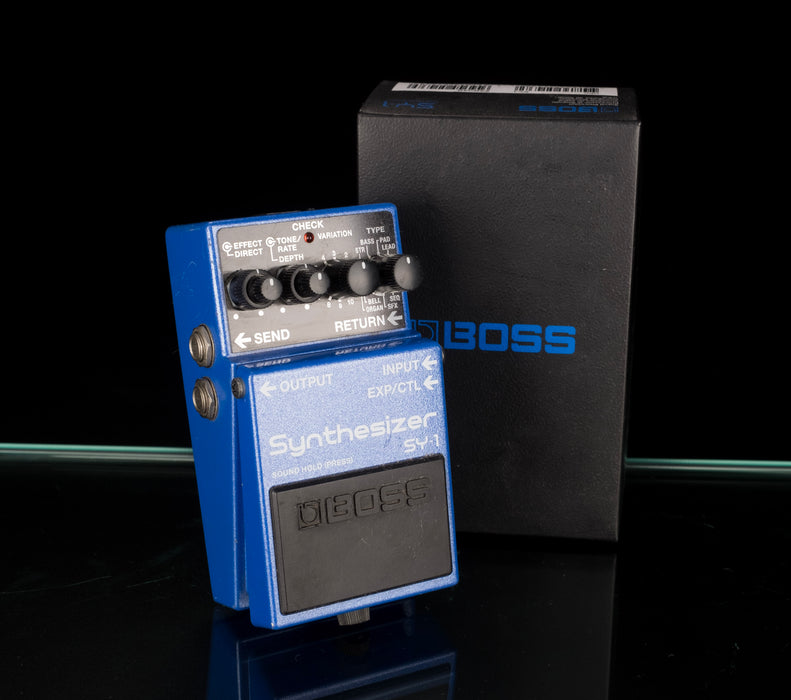 boss bass synth pedal Used Boss SY-1 Synthesizer Pedal With Box — Truetone Music