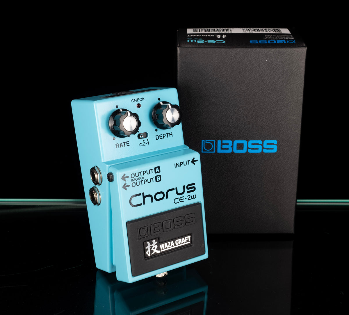 Used Boss Waza Craft CE-2W Chorus Pedal With Box — Truetone Music