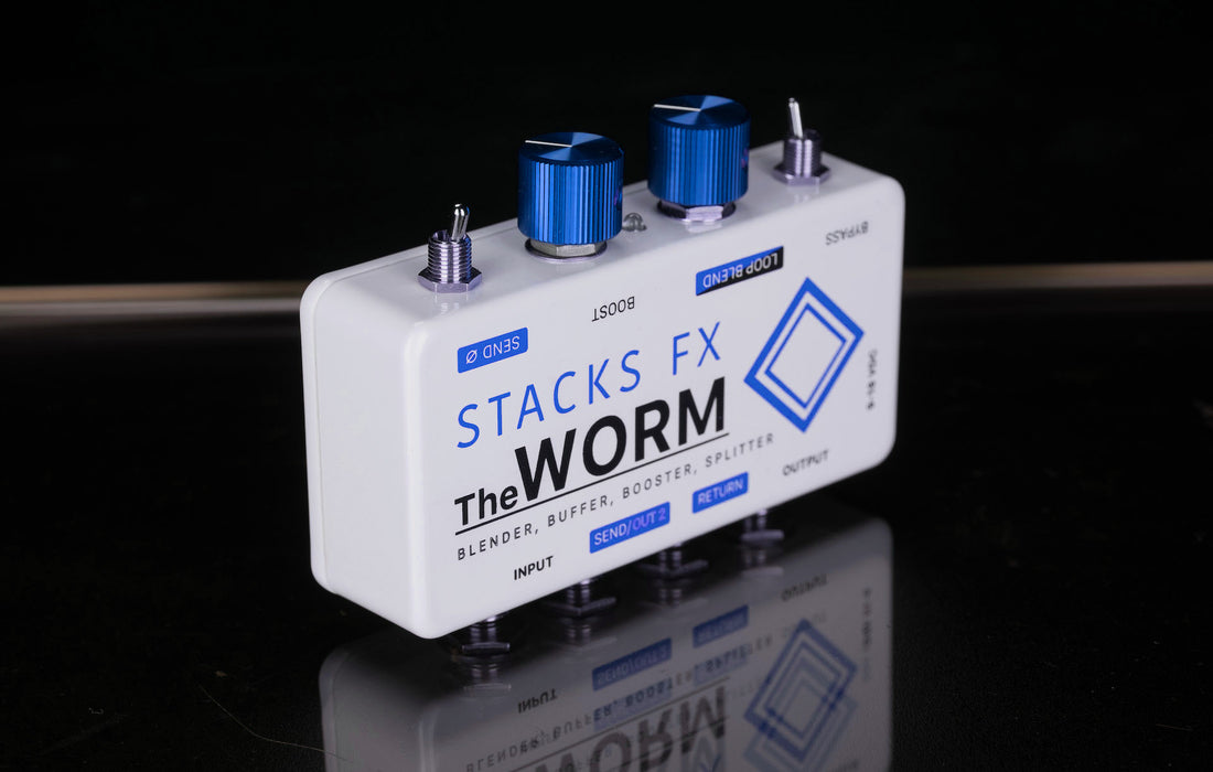 Stacks FX The Worm Blender Buffer Splitter Booster Pedal