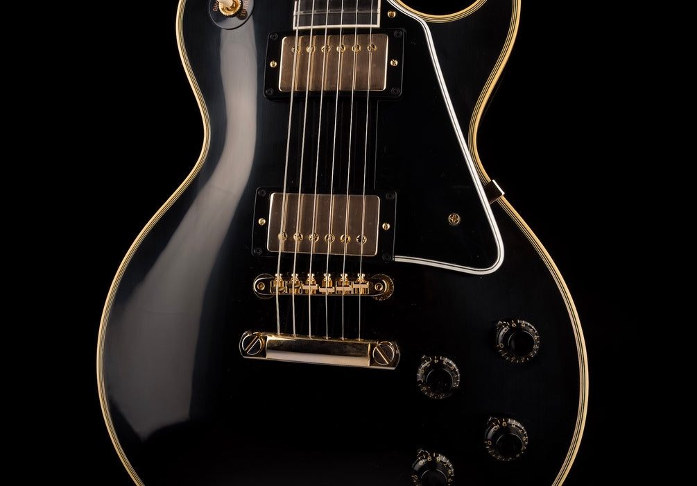 Gibson Custom Shop 1957 Les Paul Custom Reissue 2-Pickup VOS Ebony With Case