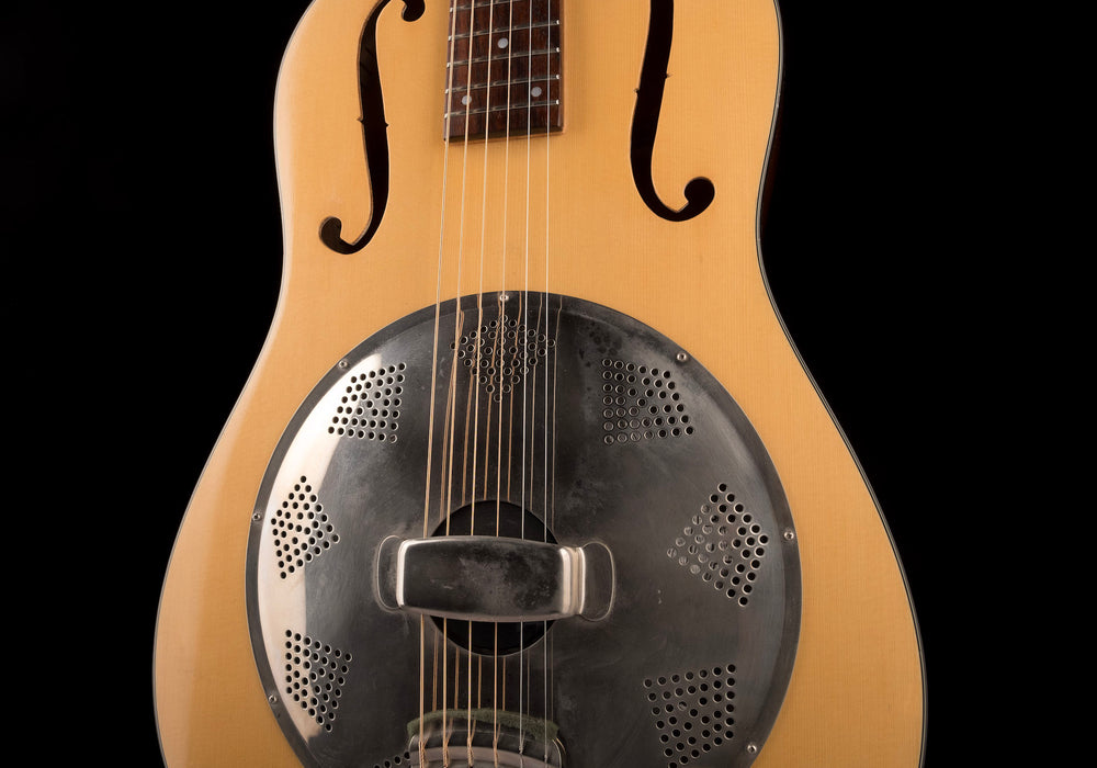 Pre Owned Regal Duolian-Style Resonator Natural Round-Neck
