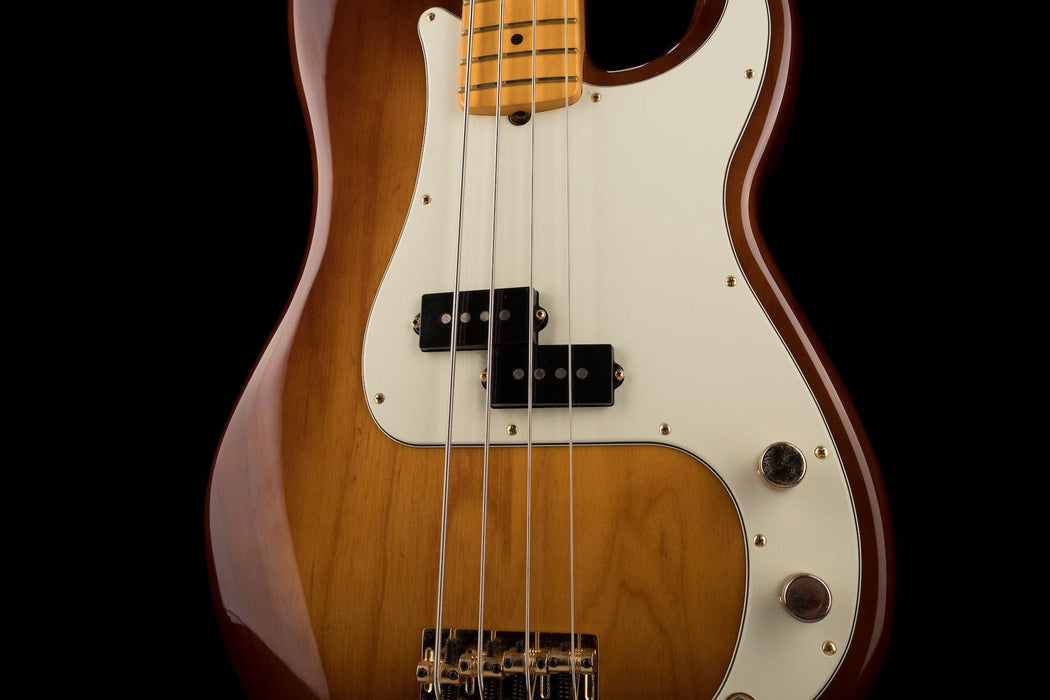 Used Fender 75th Anniversary Commemorative Precision Bass 2-Color Bourbon Burst with OHSC