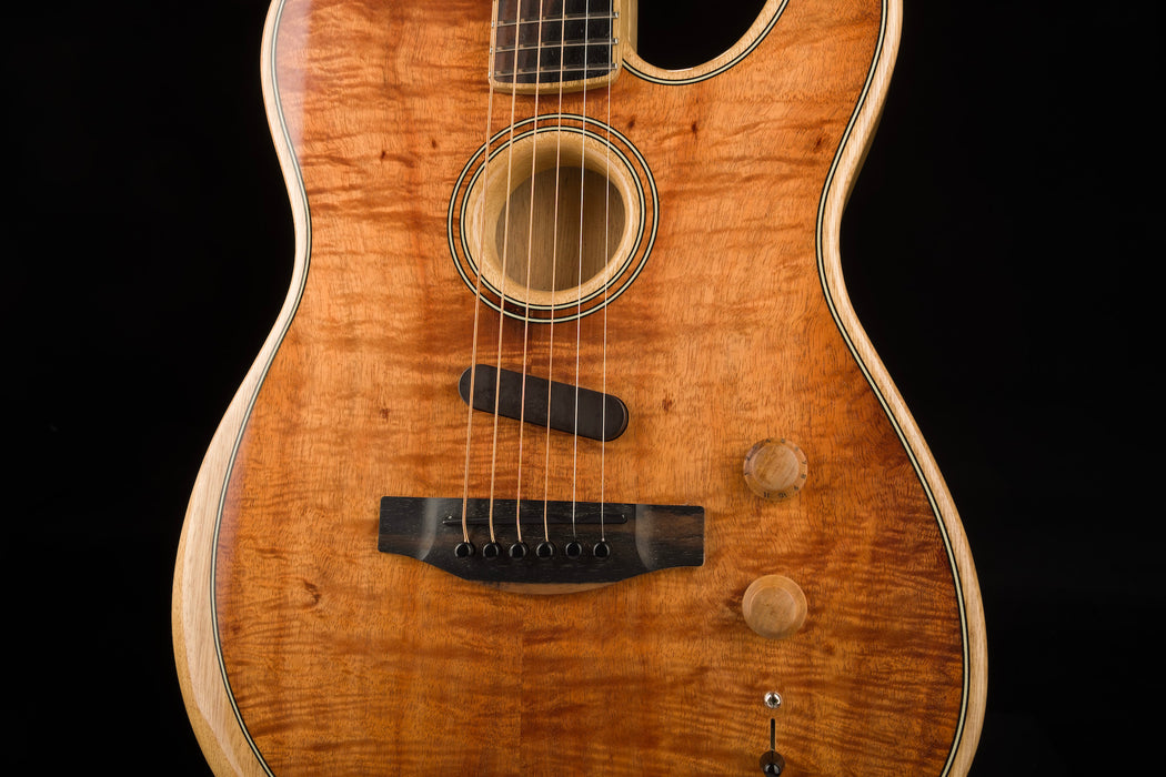 Used Fender Limited Edition American Acoustasonic Telecaster Koa With OHSC