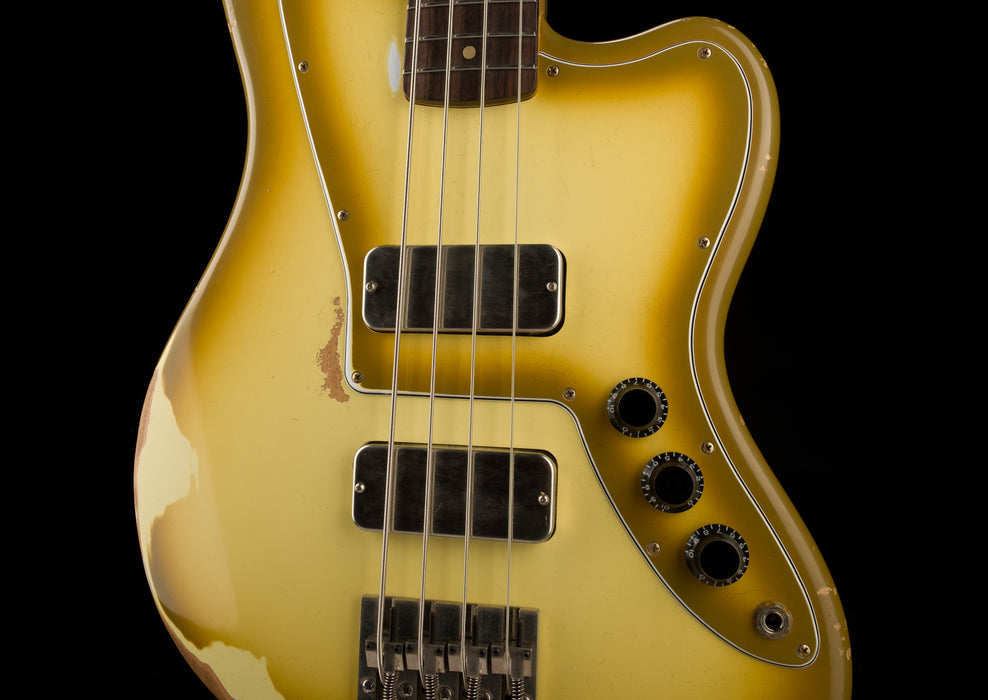 Fano Oltre Series JM4 Bass Medium Distress Antigua Burst with Gig Bag