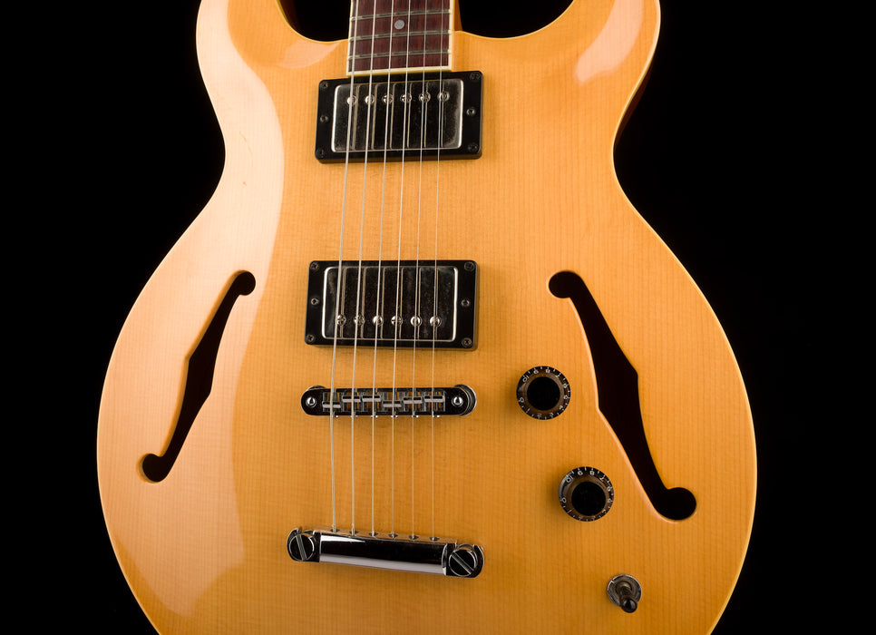 Pre Owned 2009 Hamer Newport Pro Vintage Natural Electric Guitar With OHSC