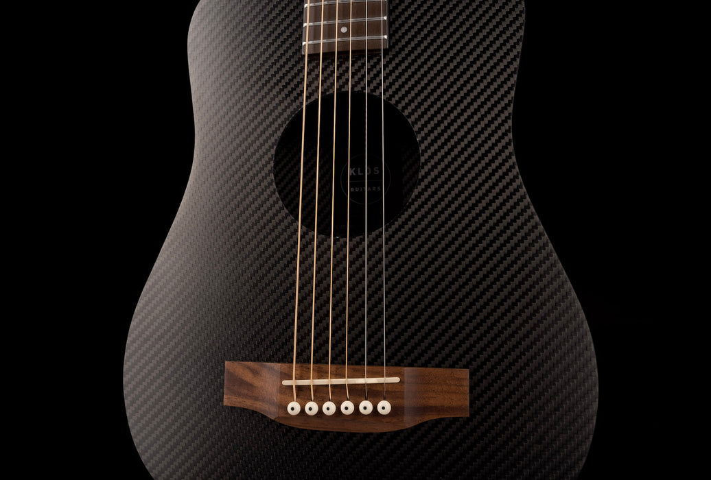 Pre Owned KLŌS Graphite Travel Guitar With Gig Bag