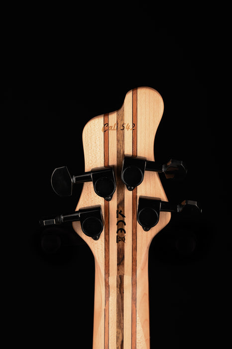 Mayones Cali4 Bass (17.5" Scale) Eye Poplar Top Transparent Blue With Case - IN STOCK!!!