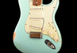 Pre Owned 2008 Fender Custom Shop 1960 Stratocaster Relic Daphne Blue With Case