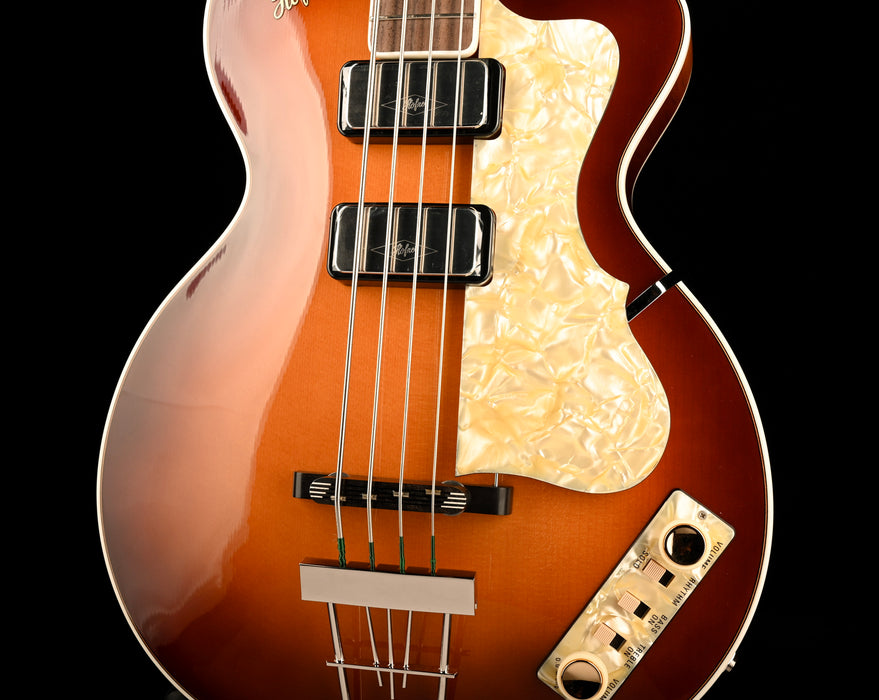 Hofner LTD Club Bass Dark Violin-Cavern Spacing with Vintage Case - H500/2-CV-O